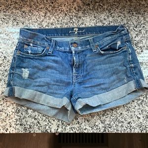 Womens size 28 7s for all mankind Jean shorts